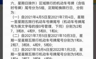 天津限号查询10月7号开始，天津十月七号限什么号