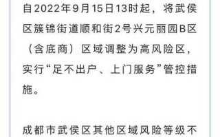 【成都中风险地区,成都中风险区划分最新】