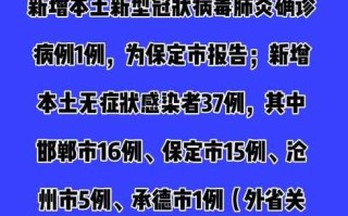 河北省最新疫情通报，河北省最新的疫情