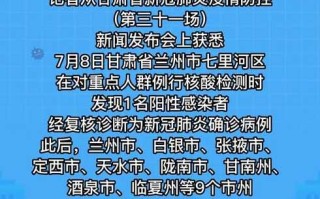 【甘肃新冠肺炎,甘肃新冠肺炎最新数据】