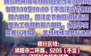 〖绵阳市汽车限行最新消息_绵阳汽车限行区域交通地图〗