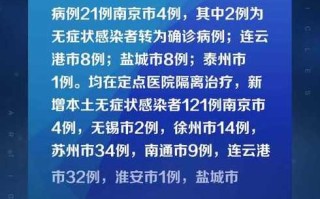 江苏新增本土确诊13例本土无症状60例(江苏新增本土确诊54例)