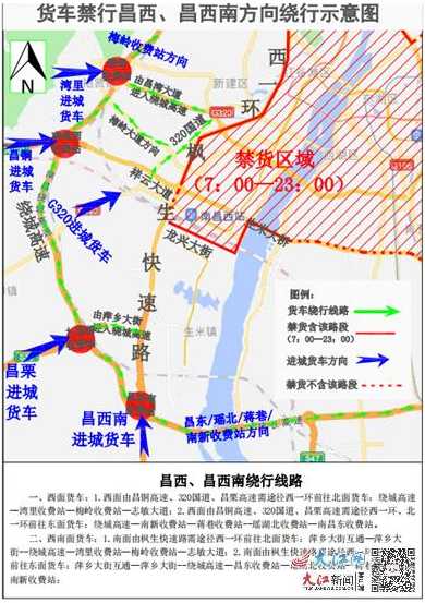 南昌市对外地车限行的路段有哪些?