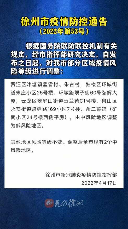 徐州疫情防控最新规定:现在可以正常进出吗