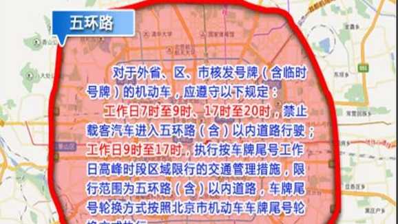 限行路段外地车怎么走?