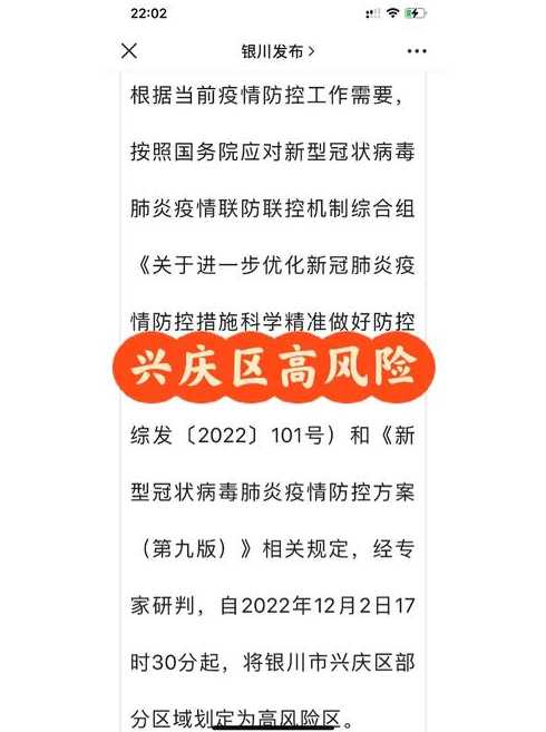 银川兴庆区划定14个高风险区银川兴庆区划定14个高风险区域