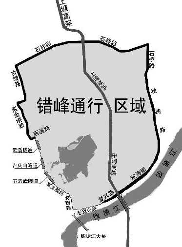 杭州限行不走高架可以进入市区吗