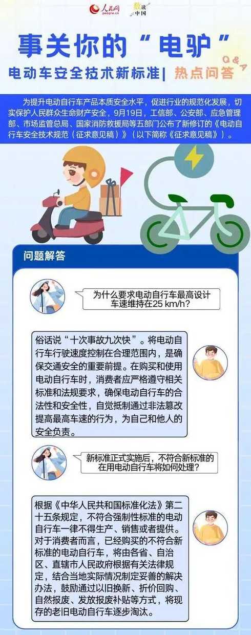 电动自行车限速规定为多少