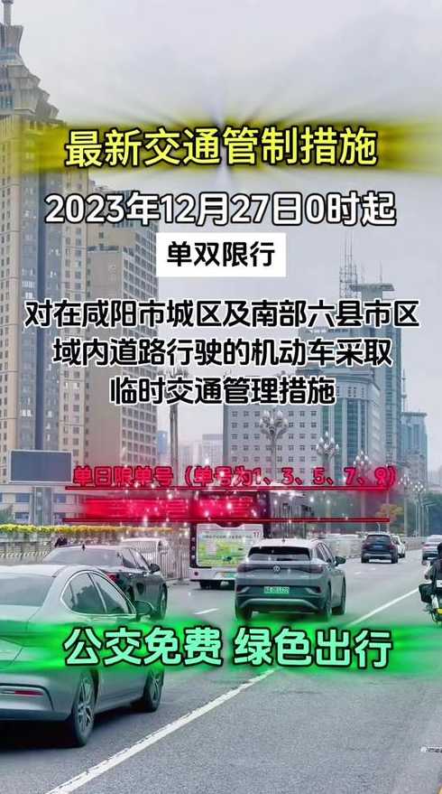 咸阳限号2023最新限号