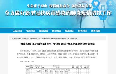 山东省新型冠状病毒肺炎疫情情况山东省新型冠状病毒肺炎疫情情况...