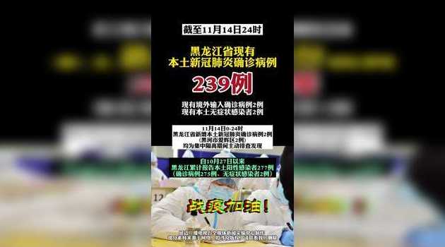 黑龙江新增2例本土确诊,他们是如何感染的?