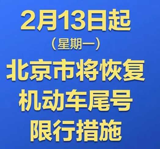 北京限号2022年最新限号