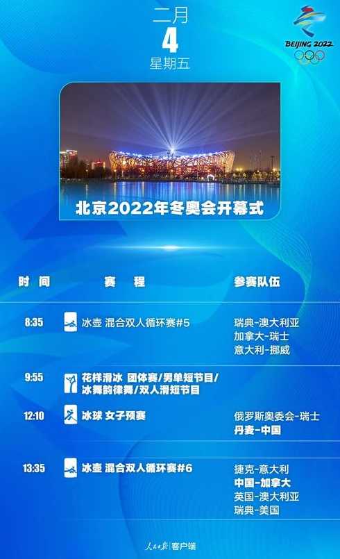 2022年冬奥会时间