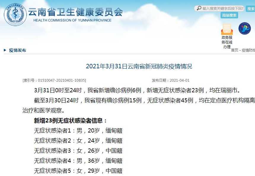 云南省新增确诊病例6例,新增无症状感染者3例,这些患者是如何被感染的...