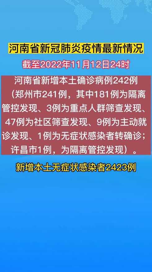 河南省疫情最新情况(河南省疫情最新情况最新消息)