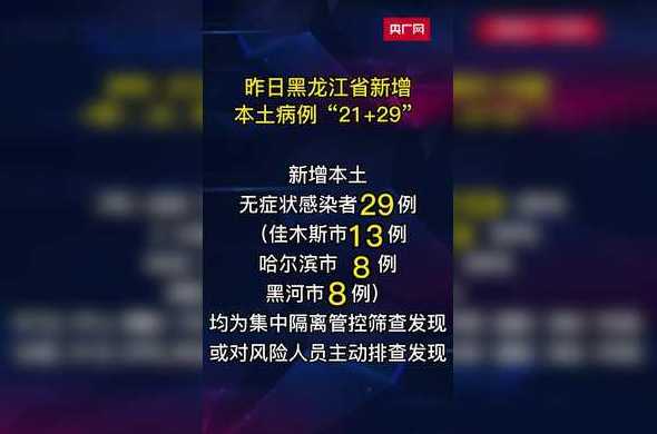 黑龙江新增21例确诊,16例无症状,为什么无症状的这么多?