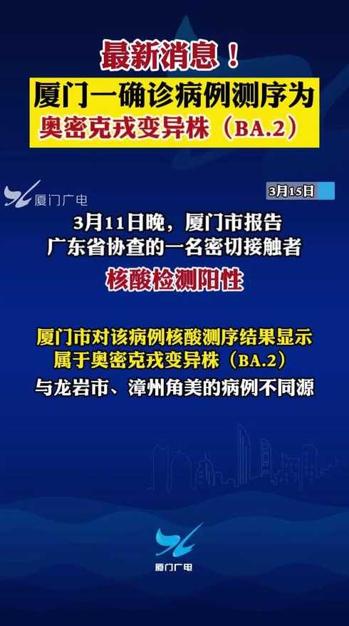 2022厦门新冠肺炎疫情最新消息(厦门新冠肺炎最新情况)