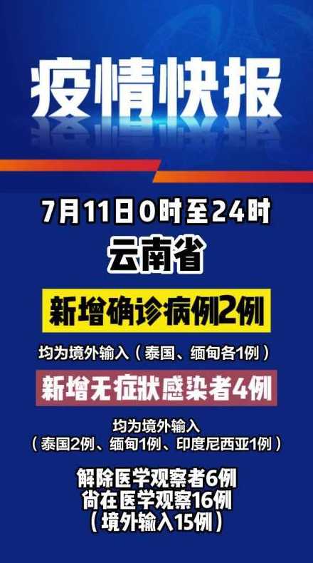 11月10日云南新增确诊病例15例(云南昨日新增确诊病例11例)