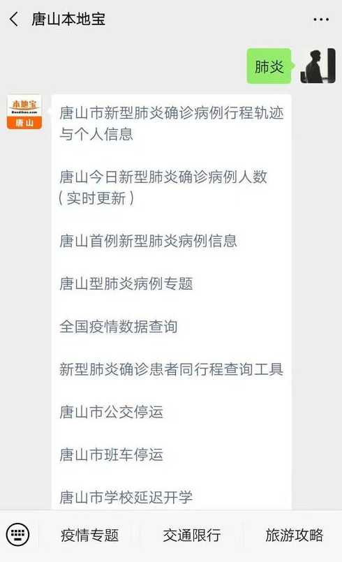 唐山3月1日新型肺炎确诊病例人数唐山市新型肺炎确诊病例