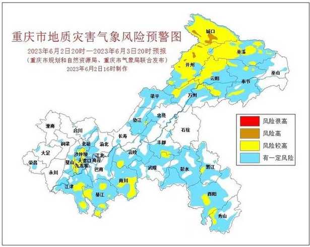 重庆市开州区属于什么风险地区