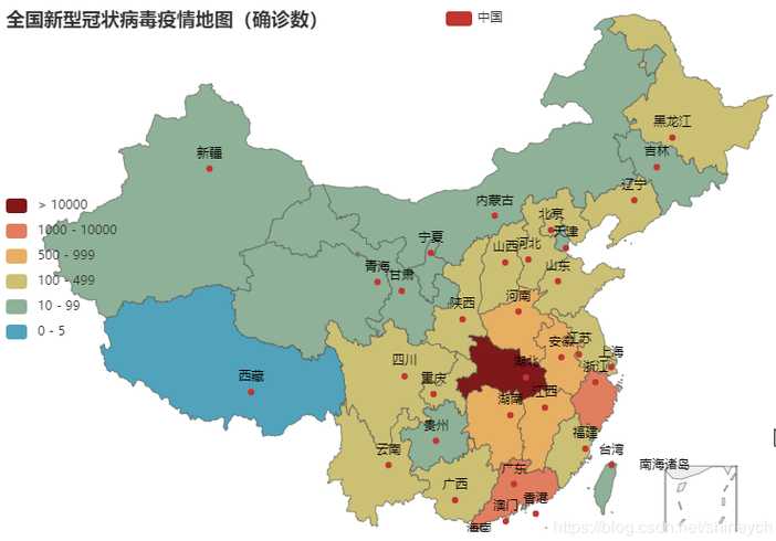 中国疫情最重的省是哪三个