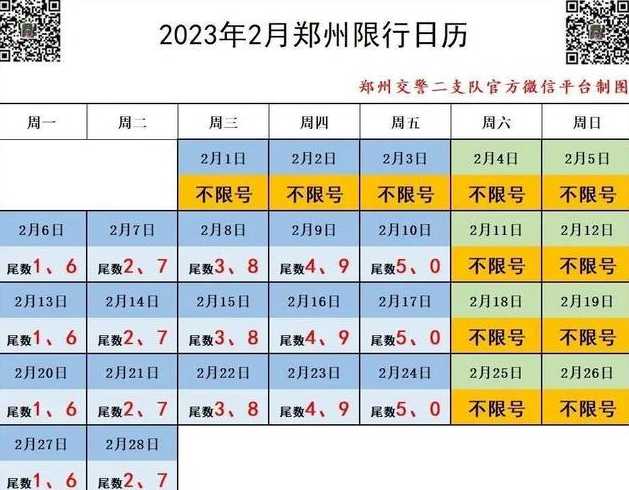 郑州限行规定最新2020年12月