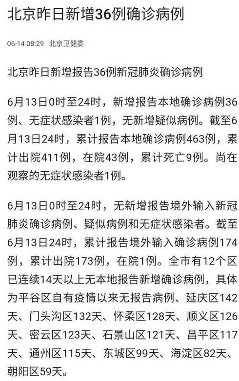 北京昨日新增13例确诊病例是怎么回事?